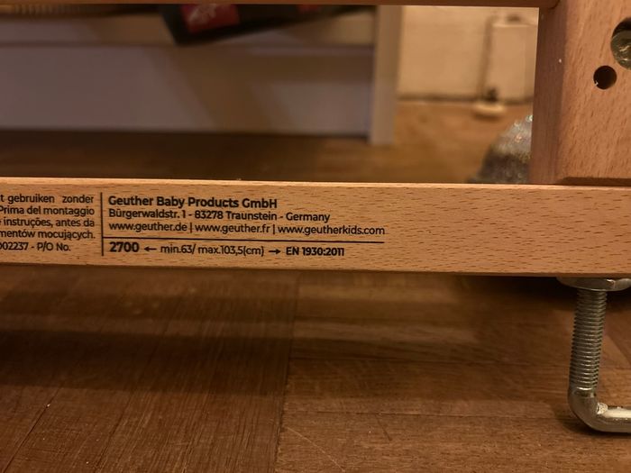 Barrière de sécurité en bois Geuther - photo numéro 8