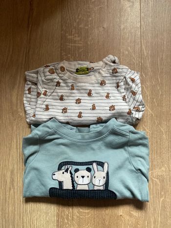 Lot t-shirt manches longue 18 mois