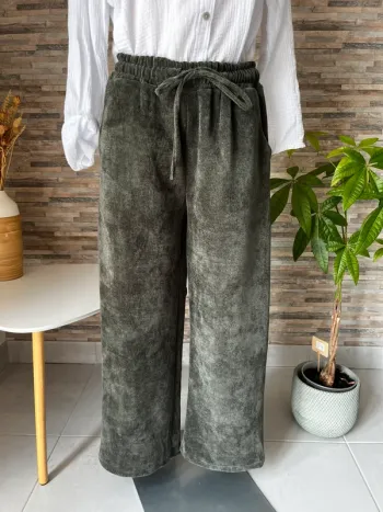 Pantalon confort kaki