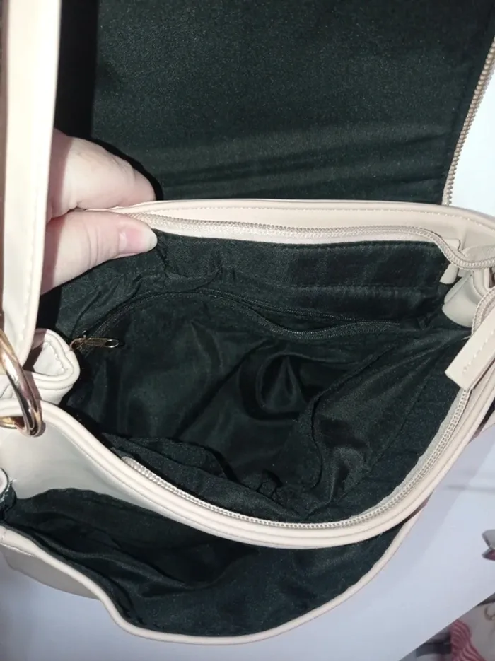 Sac a main bandoulière rose pâle - photo numéro 9