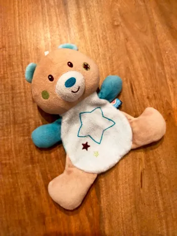 🐻 Doudou ours phosphorescent 🌙
