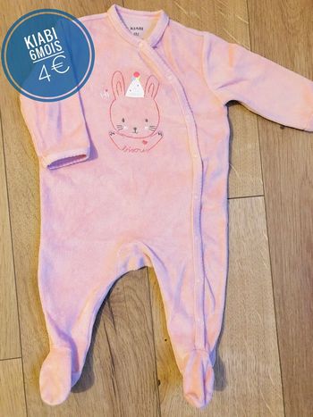 Pyjama grenouillère Kiabi en 6mois