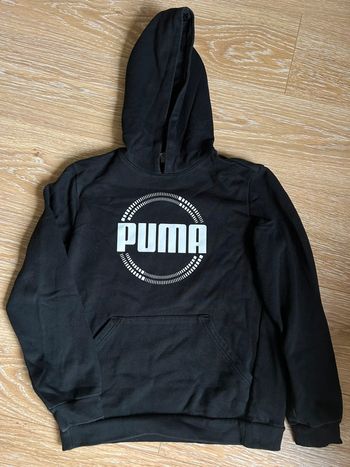 Sweat-shirt à capuche - puma noir - taille - 13/14 ans