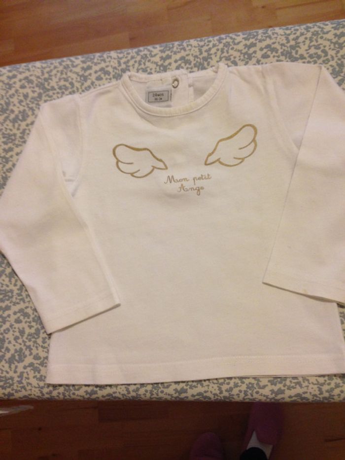 Tee-shirt manches longues Blanc