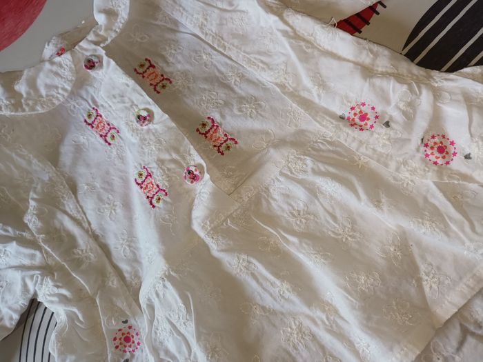 Tenue ensemble chemisier et jupe culotte taille 18 mois - photo numéro 4