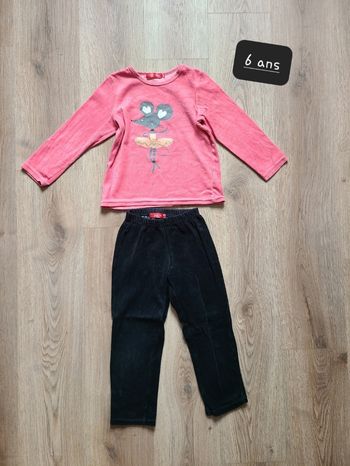 Pyjama 2 pièces Fille 6 ans