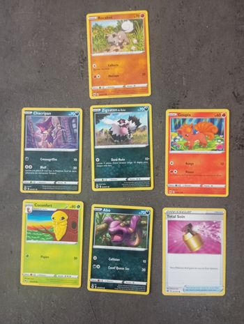 Lot 7 Cartes Pokémon La Voie Du Maître Sans Doubles