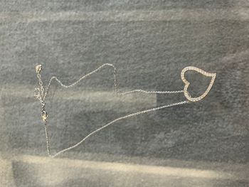 Collier coeur argent Swarovski