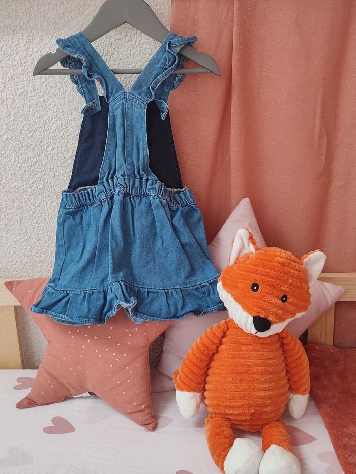 Robe en jean - Thème renard - Taille 24 mois - Très bon état - Creeks - photo numéro 3