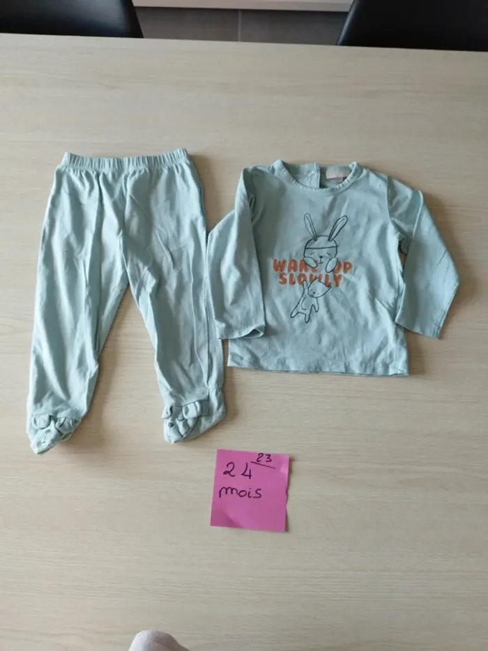 Pyjama 2 pièces 24 mois 80 cm