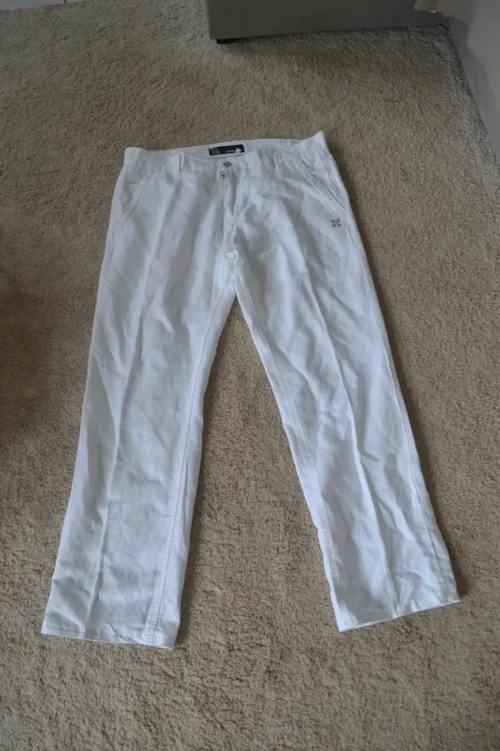Pantalon en lin Oxbow  Taille 46 - photo numéro 2