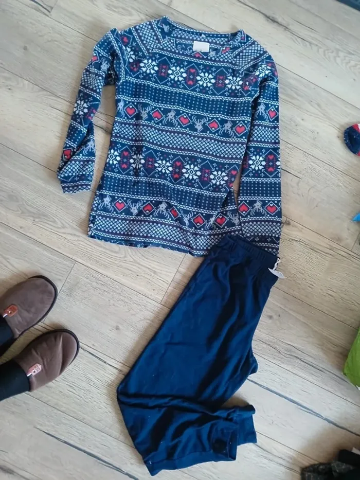 Pyjama chaud de noel S