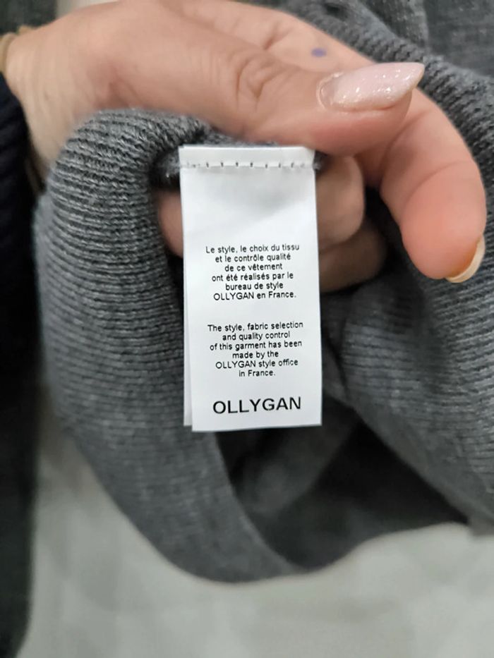 Pull col v ollygan taille xxl neuf - photo numéro 4