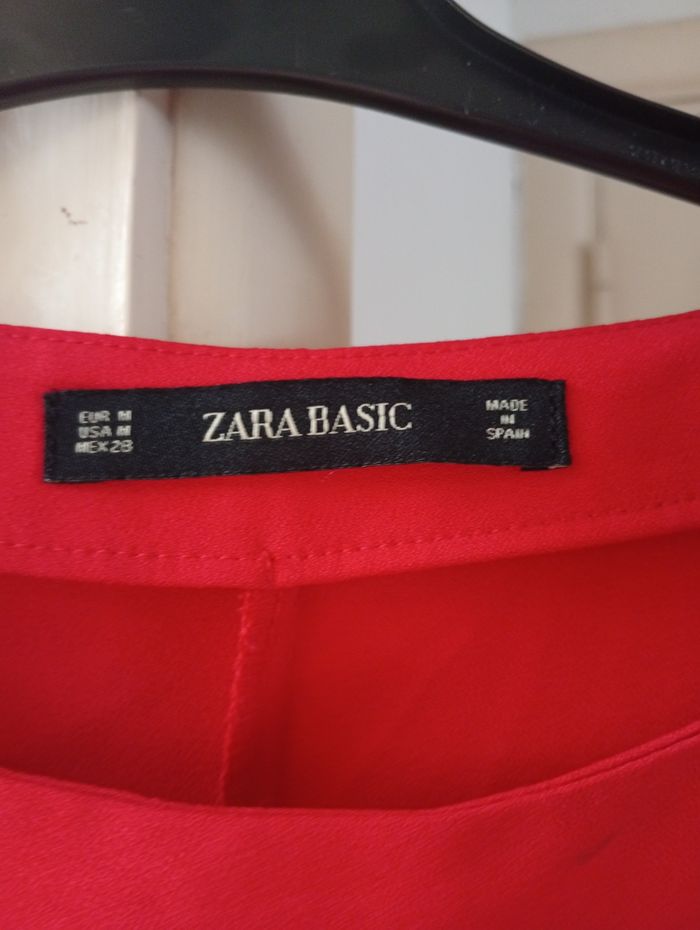 Robe Zara Rouge Taille M - photo numéro 4
