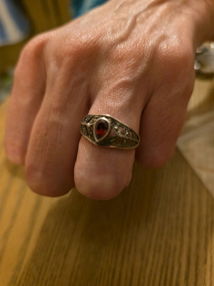 Bague argent taille 58 - photo numéro 2