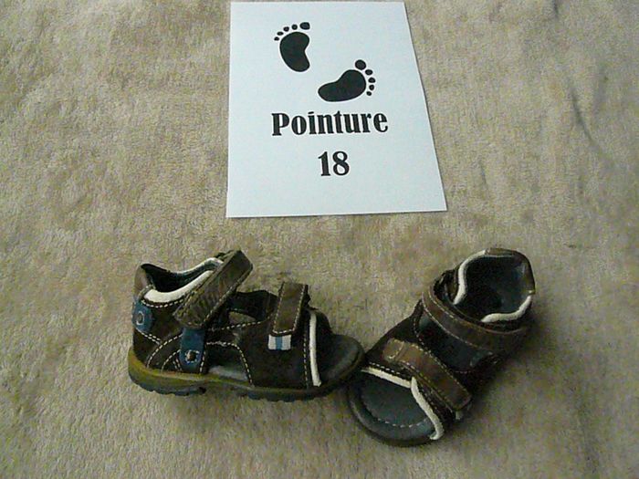 Sandales marron - Pointure 18 - photo numéro 2