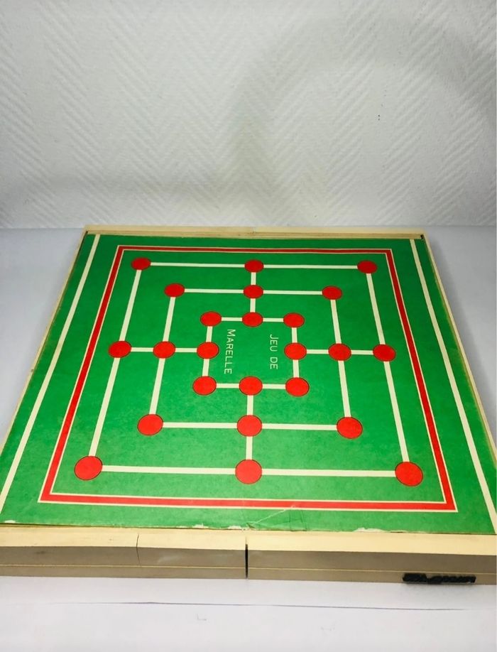 Multijeux Tablajeux (jeu des petits chevaux, jeu de l’oie, loto, dominos...) vintage - photo numéro 8