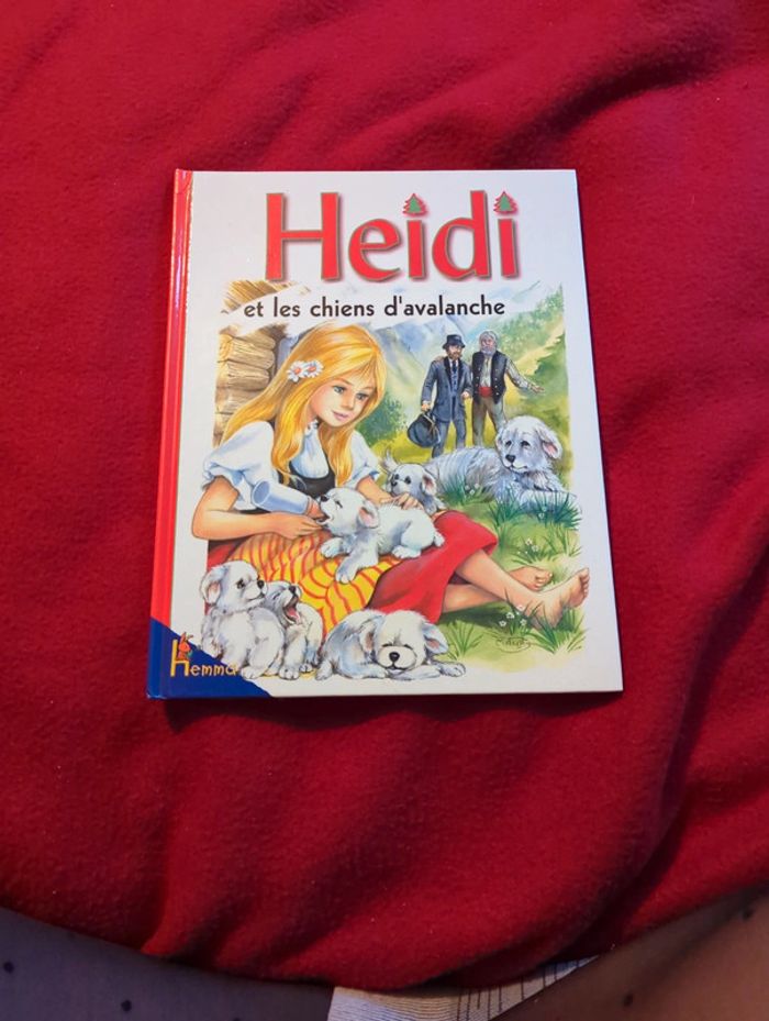Livre Heidi et les chiens d'avalanche