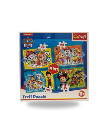 Puzzle Pat' Patrouille 4en1 progressive