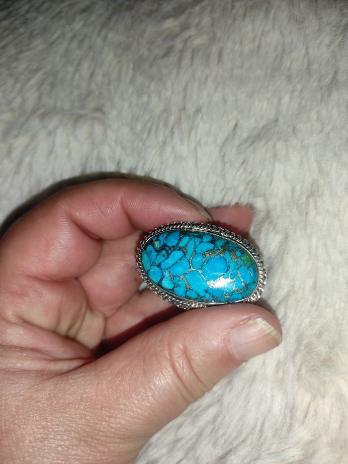 Grosse bague argent - photo numéro 2