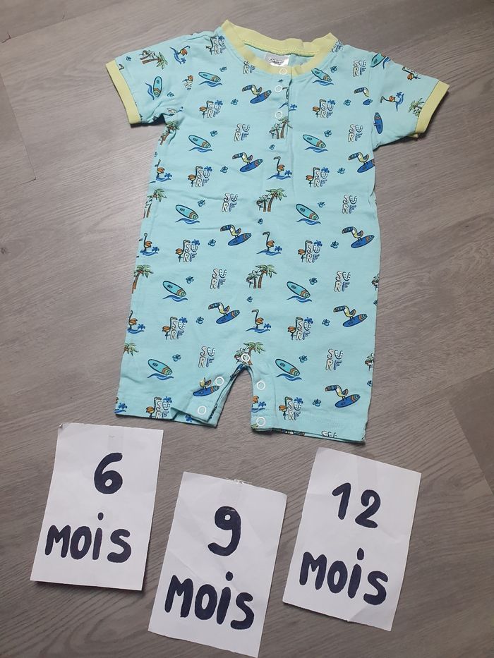 Barboteuse grenouillère 6-12 mois garçon