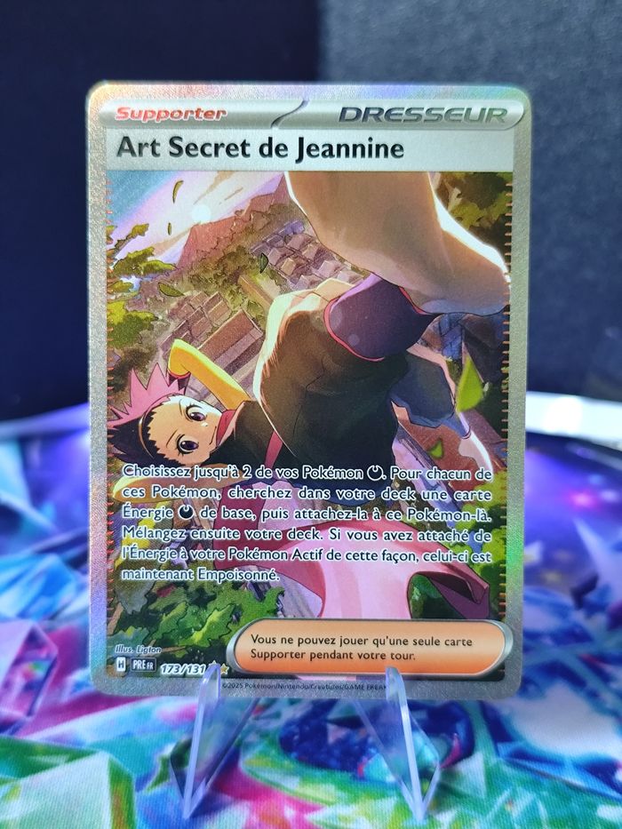 Carte pokémon neuve 🇨🇵 Art secret de Jeanine 183/131 évolution prismatique