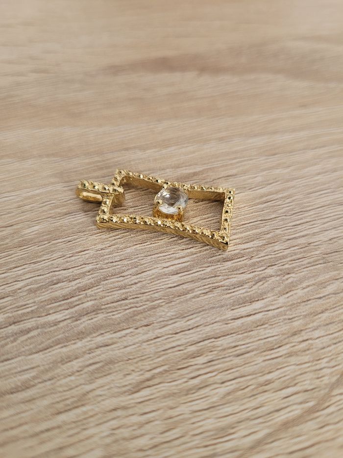 Médaillon pour collier avec strass - photo numéro 2