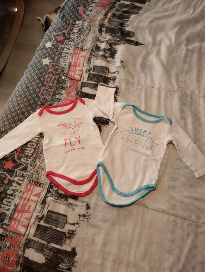 Lot 2 body manches longues