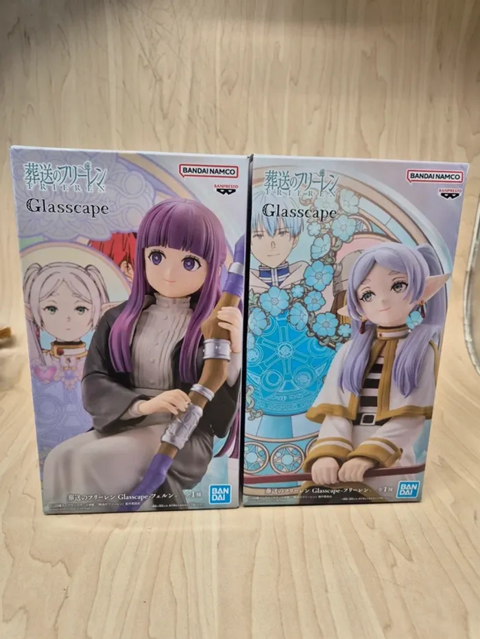 Set 2 figurines Frieren Glasscape