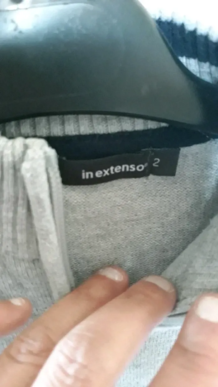 Gilet gris garçon 2ans - photo numéro 2