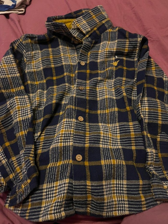 Superbe chemise hiver mixte 4 ans dadati