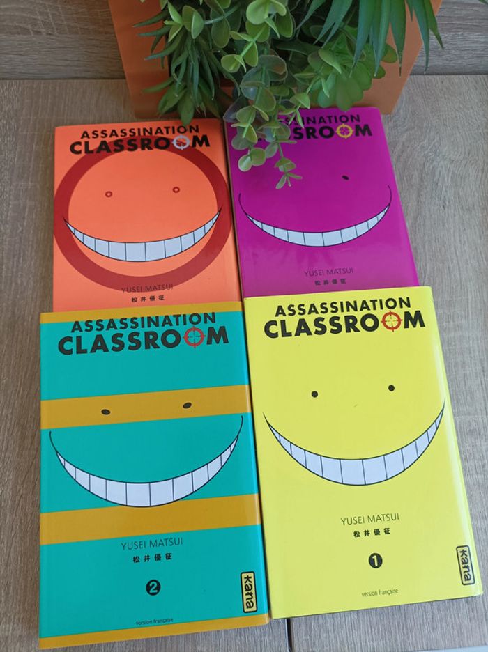 Lot 4 Mangas Assassination Classroom n° 1 à 4 Kana