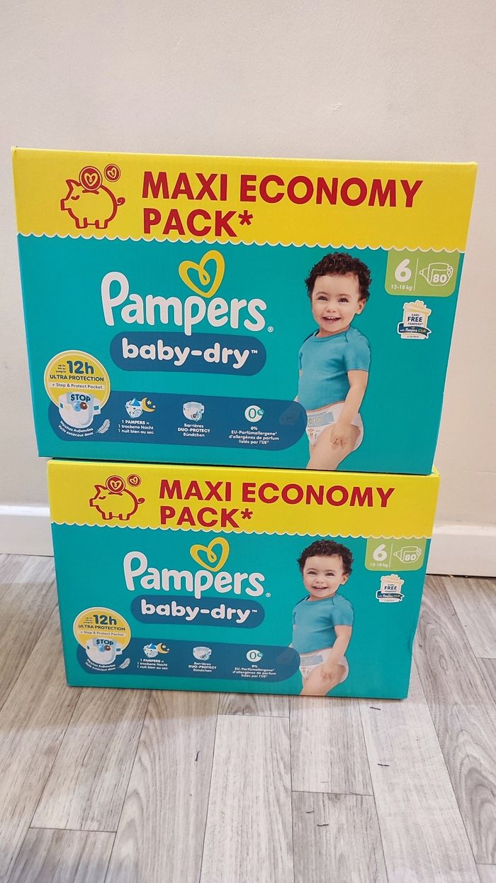 Couche Pampers taille 6
