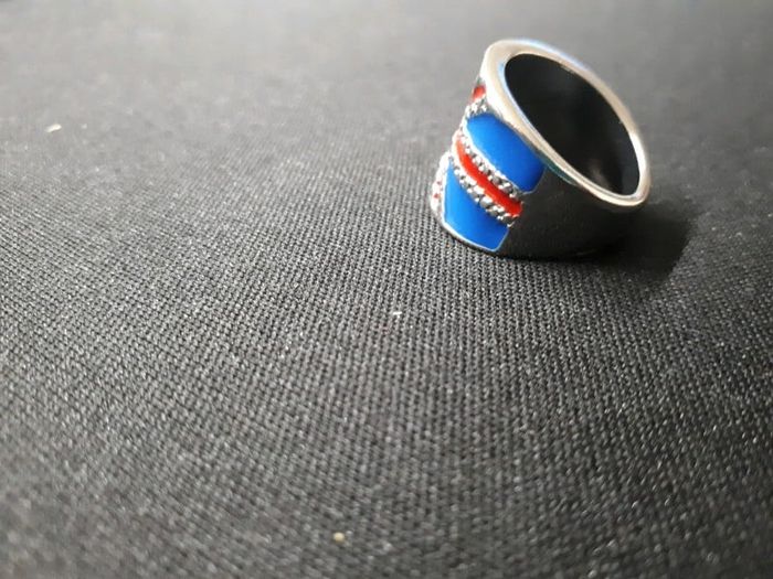 Bague avec drapeau anglais T50 - photo numéro 5
