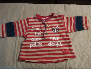 Haut manches longues 3 mois