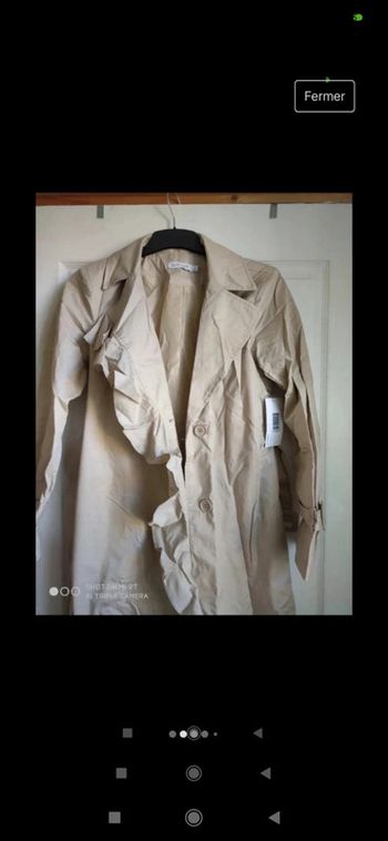Manteau trench long S