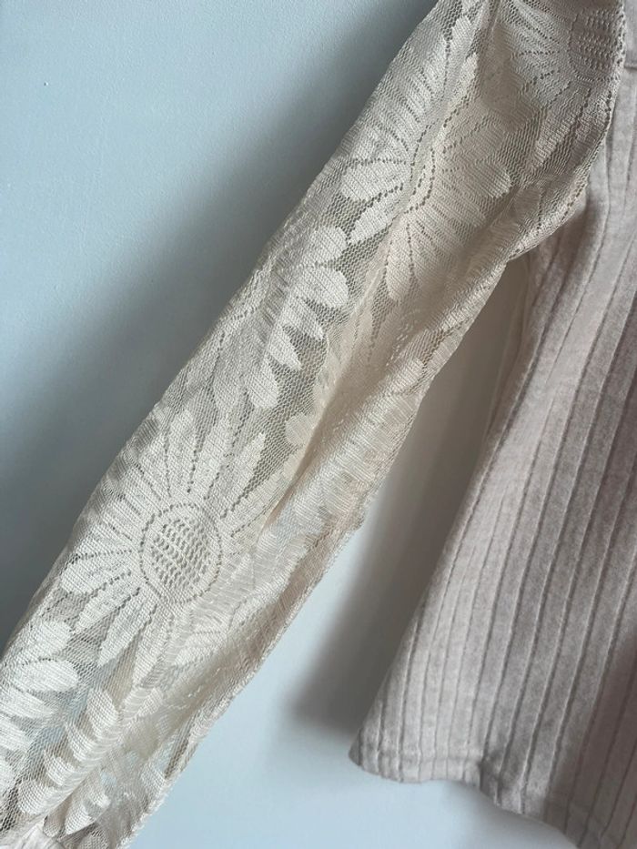Magnifique haut beige - photo numéro 3