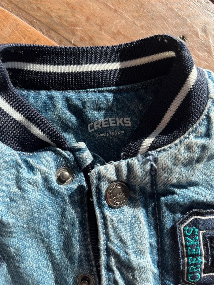 Veste bomber en jean Creeks - photo numéro 2