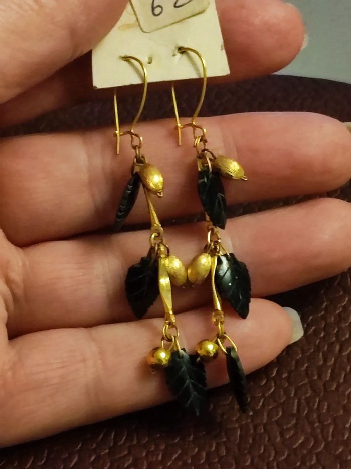 Boucles d'oreilles onyx - photo numéro 7