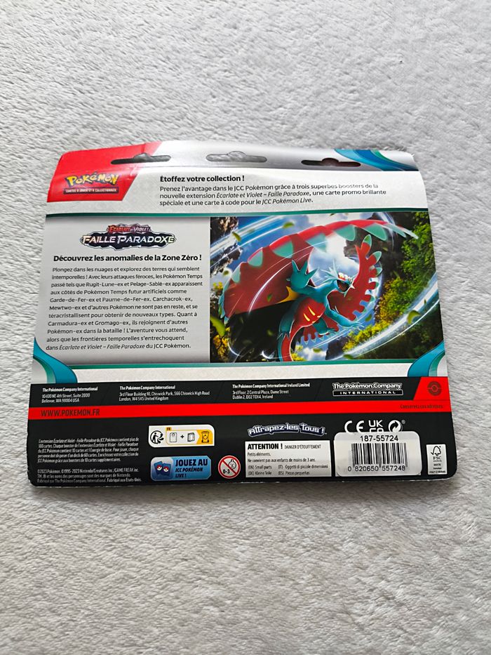 Tripack pokémon Faille Paradoxe EV4 - photo numéro 2
