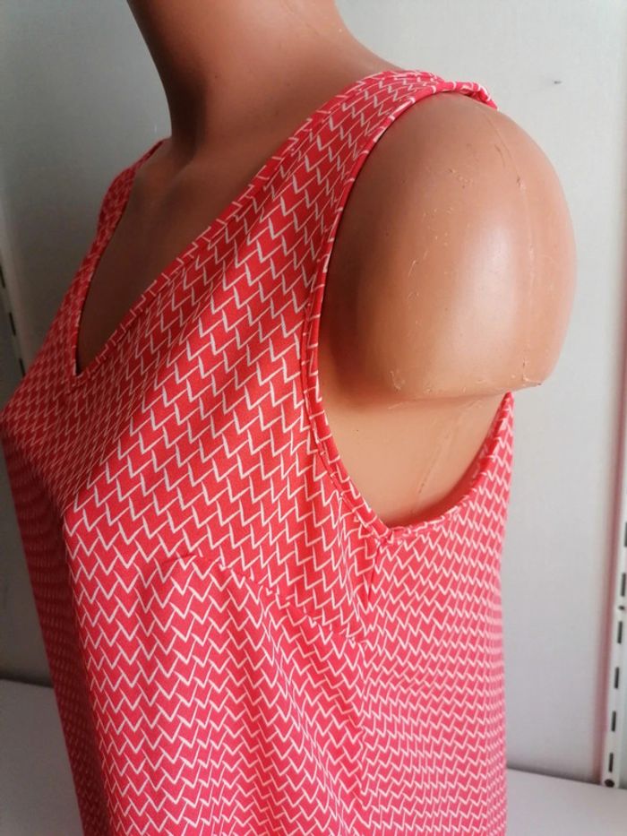 Blouse orangée 38.40 In extenso mesures en photos - photo numéro 5