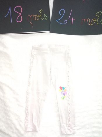 Lot 2 legging fille s40