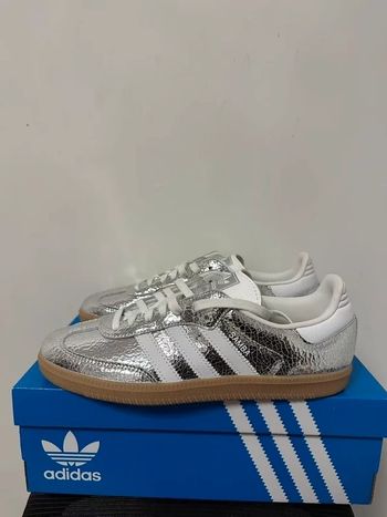 Adidas Samba OG Argent Métallisé 38