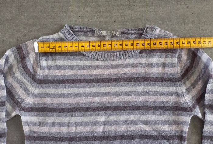 pull rayé violet - 6 ans - photo numéro 5
