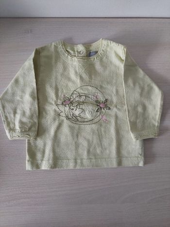 Haut manches longues et courtes 6mois fille