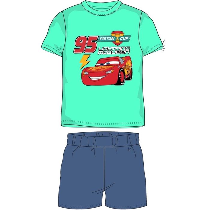 Ensemble cars vert 7 ans