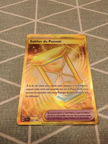 Carte pokémon gold sablier du pouvoir 097 fable nébuleuse