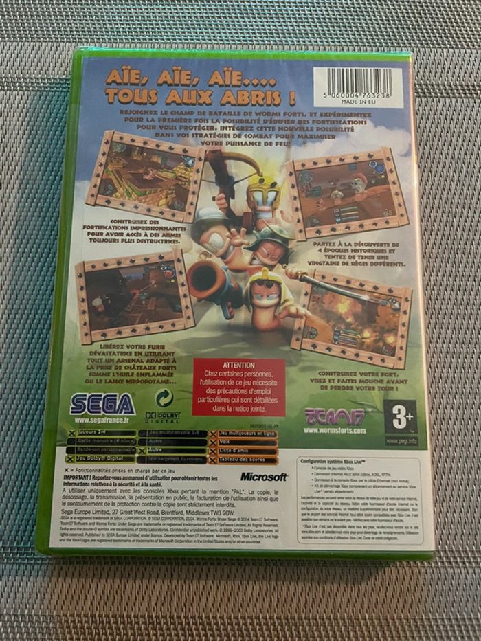 Worms Forts Etat De Siege Jeu Xbox FR - photo numéro 2