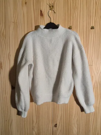 Pull col roulé