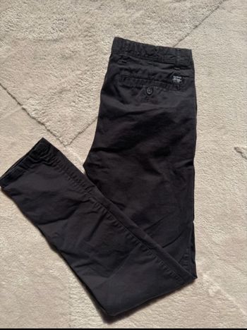 Pantalon chino noir - Slim Sacha - Très bon état